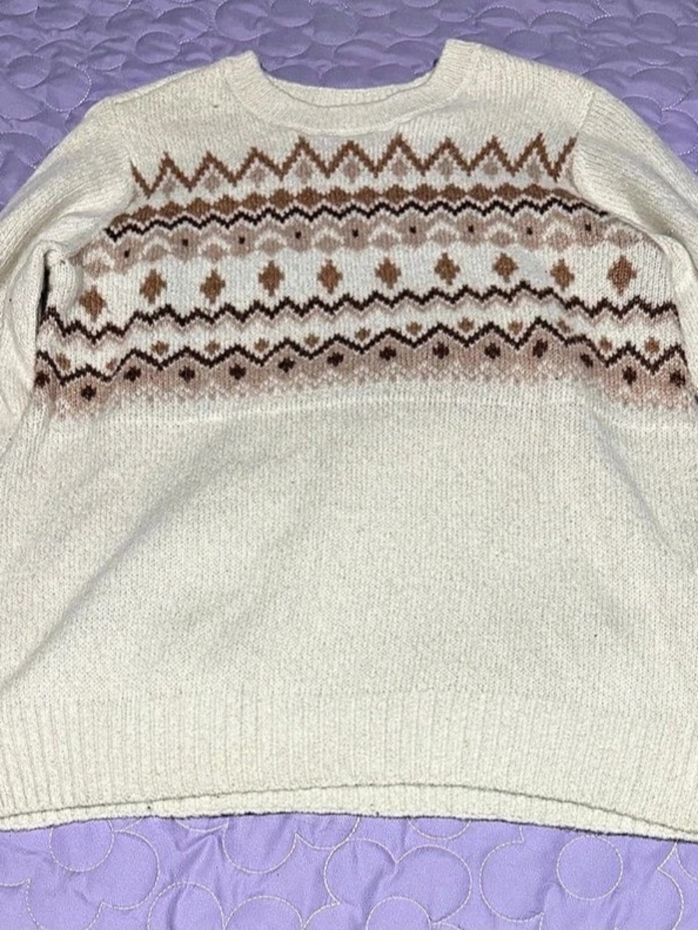 The Children’s Place Geometric Sweater Women’s Size Medium Like New